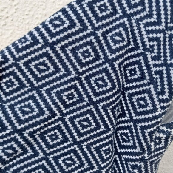 Anthro Postmark Diamond Batik/Geometric Print Back Cut Out Dress Size 8 - Picture 9 of 13